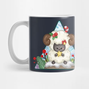 Christmas Ram Mug